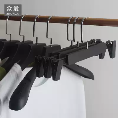 Non-slip plastic hanger pants clip pants rack pants skirt clip coat hangers clothing hangers wholesale