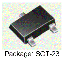 Patch audion MMBT4401 SOT23 package (20)