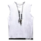 Áo vest nam mùa hè 2019 mới không tay xu hướng áo thun xuồng Hàn Quốc phiên bản chữ in hoa cotton trẻ trung - Áo vest cotton vest trung niên Áo vest cotton