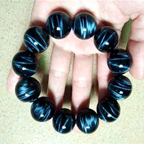 Blue tiger eye stone bracelet Eagle eye stone hand string cat eye stone single circle for men and women Wangye natural tiger clear stone