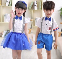 61 Childrens Day Performance Costume Kindergarten Elementary School Students Recital School Uniforms Banswear Suit Performance Chorus Costumes