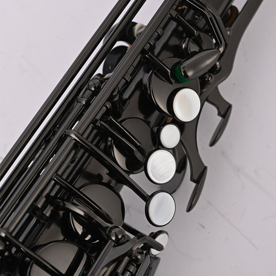 Laiiman莱曼萨克斯管乐器双键筋中音降e调R54幻影黑镍乐队演奏级