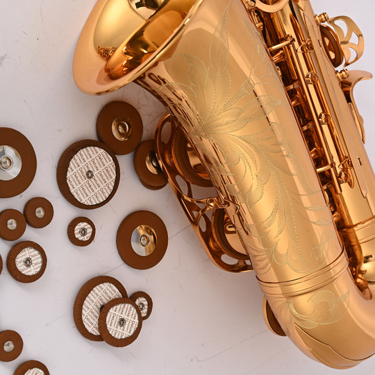 Saxofón Laiiman Lyman de doble tecla barítono mi bemol R54 oro rosa grado de rendimiento profesional