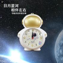 Internet celebrities recommend astronaut childrens toy scanning silent alarm clock desktop astronaut music singing small clock