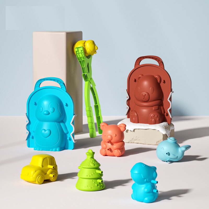 Winter play snow artifact duck snowball clamp mold snowball fight toys winter outdoor play snow play ball clamp