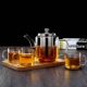 Teapot household high temperature resistant thickened glass teapot large capacity tea water separation teapot kettle tea set