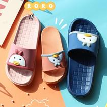 Tiv parent-child cool slippers summer family three-mouth four-mouth tennis red indoor anti-slip small chicken cute female male and female child