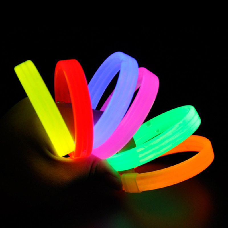 Concert Gala Birthday for Glow Fluorescent Stick Hair Shiny Fluorescent Stick Bracelet Luminous Bracelet should help LOGO-Taobao