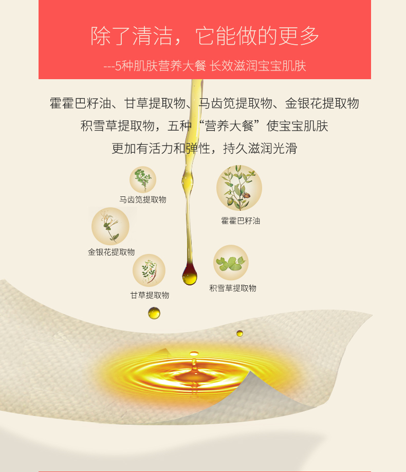 Lu Hao bé lau tay cho bé khăn ướt dành cho bé