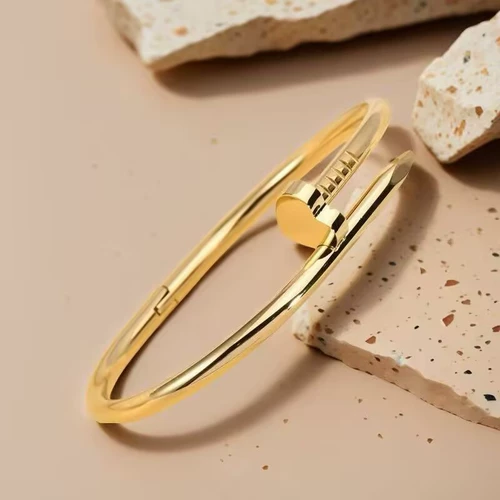 Дизайнерский универсальный браслет из нержавеющей стали, тренд сезона