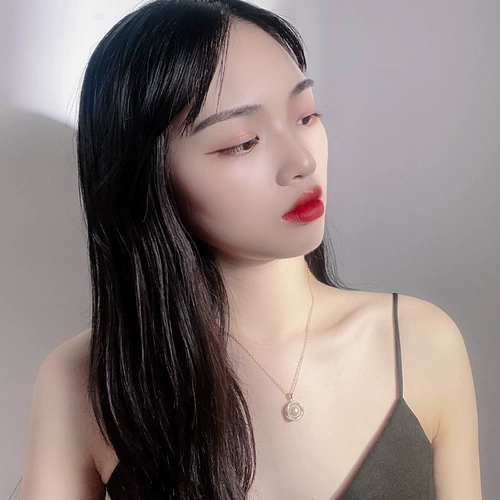 Подвеска из жемчуга из нержавеющей стали, изысканный стиль, популярно в интернете, легкий роскошный стиль, 2021 года