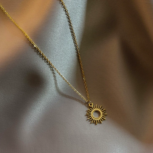 Ожерелье Sunshine Girl с подсолнухом, женское летнее студенческое лесное ожерелье в корейском стиле, ювелирные изделия из титановой стали, новинка 2021, новый тренд