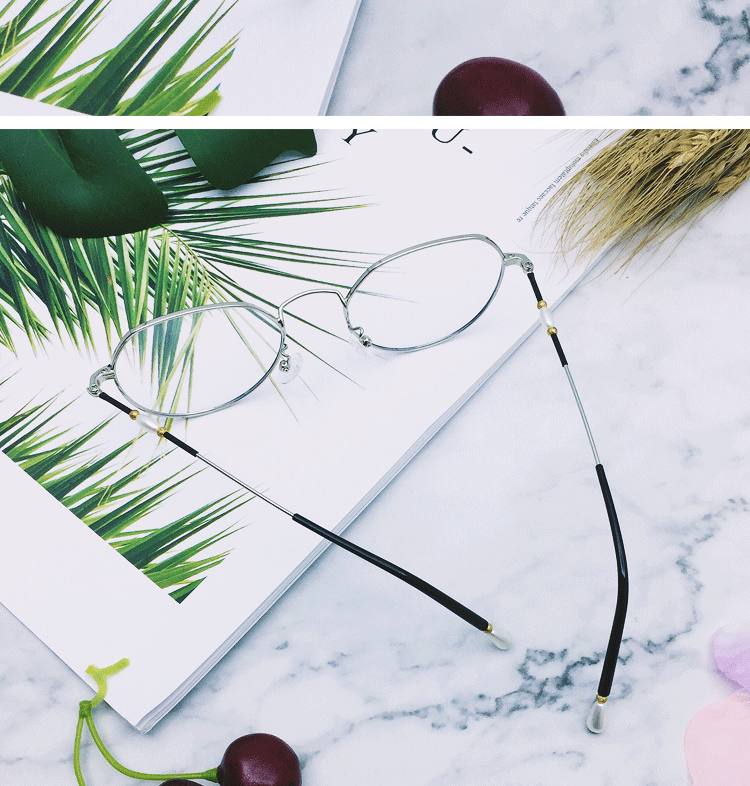 Kính khung nữ phiên bản Hàn Quốc của thủy triều retro phong cách Harajuku ulzzang lưới đỏ phần cận thị có số lượng lớn khung mắt kính gọng tròn