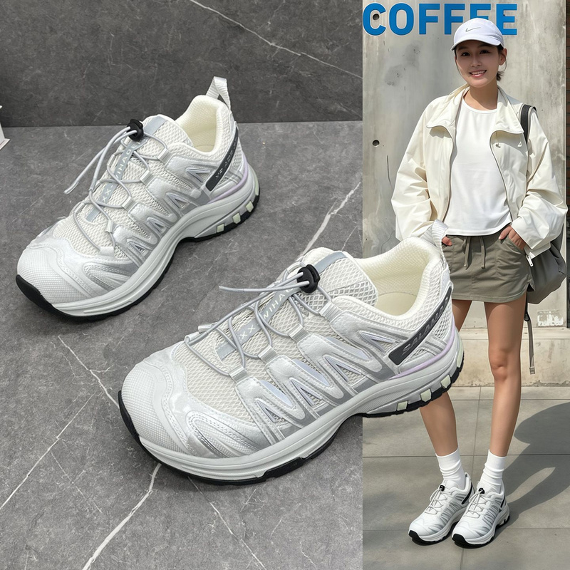 Hong Kong Genuine Leather Mesh Breathable Dad Shoes for Women 2026 Spring and Autumn New Thick-Soled Height-Increasing Versatile Casual Sneakers