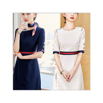 Professional suit temperament goddess style fashionable beauty salon jewelry store sales department work clothes dress workwear autumn and winter