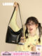 Lu Xiaochuan's Versatile Casual High-End Black Lightweight Hobo Shoulder Crossbody Bag, New Model