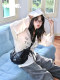 Lu Xiaochuan's'Lazy Dumpling Bag' Black Versatile Fashionable Lazy and Relaxed Single Shoulder Crossbody Bag 2026 Spring/Summer