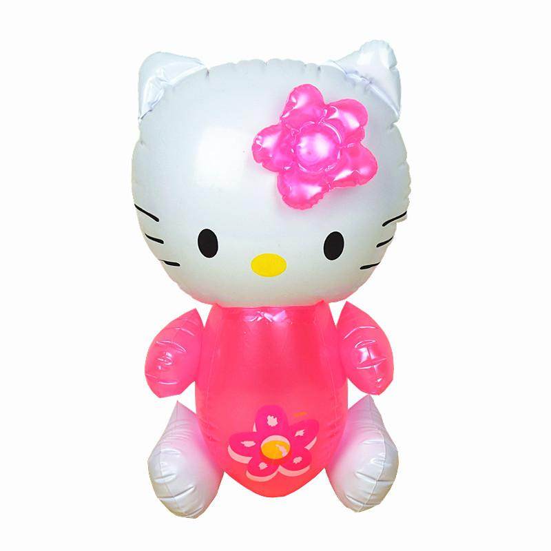 KT cat Yiwu summer night market stall new source hot selling inflatable toy hammer children's cartoon hammer big dinosaur