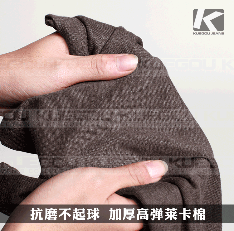 100% cotton top 2014 2014 nam mới chạm đáy áo mùa xuân và mùa thu cổ cao đồ lót nhiệt kích thước lớn áo lót giữ nhiệt nam