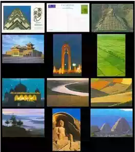 (Sunshine Post Spring Agency)YP sheet YP5 Ningxia Scenery postage postcard Group B without shell