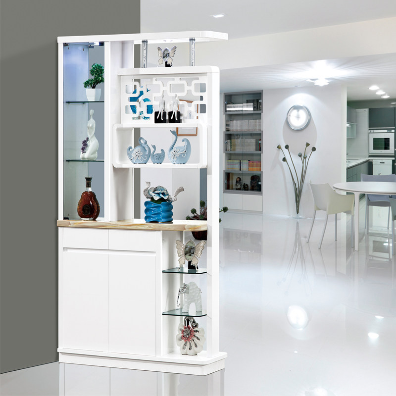 Fashion porch partition foyer double-sided cabinet wine cabinet storage cabinet multi-functional cabinet door foyer cabinet