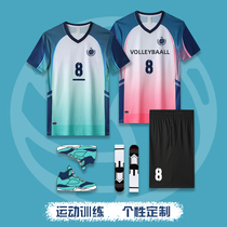 Team Qi Volleyball Clothes Custom Suits for men and women Short sleeves badminton Badminton Jersey Sportswear Sportswear clothes training clothes printed