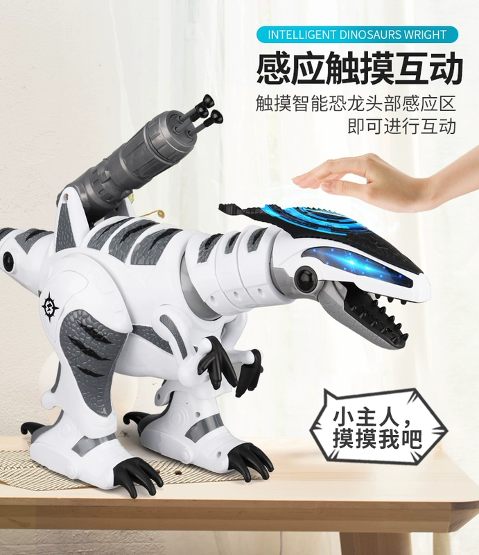 Điều khiển từ xa quá khổ đồ chơi khủng long robot thông minh sạc năng động Tyrannosaurus Rex mô phỏng cậu bé