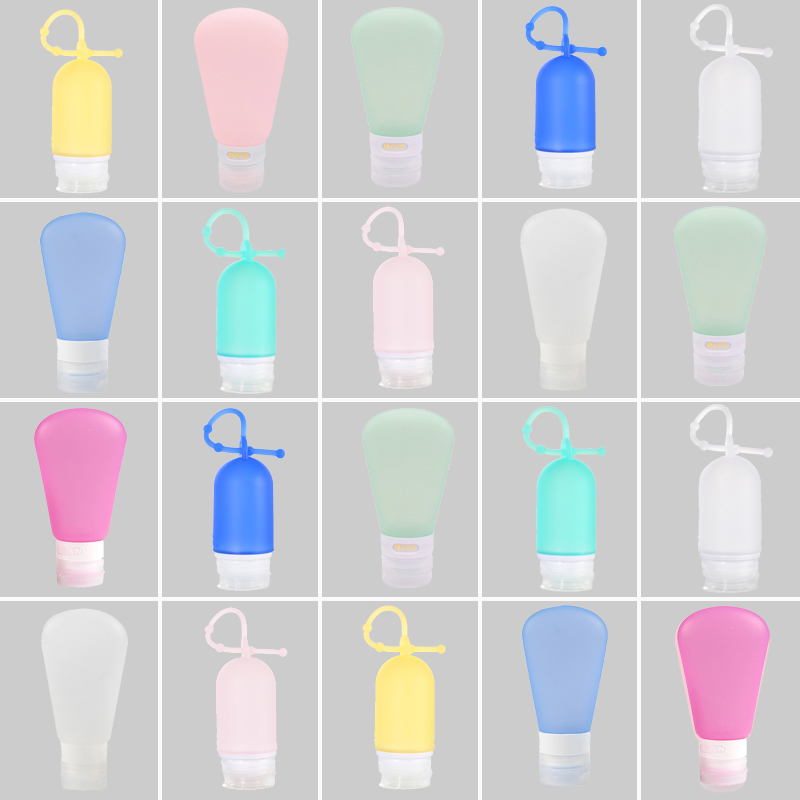 Silicone Dispensing Bottle Squeeze type Lotion Lotion Lotion Shampoo body lotion Bath Dew Travel Fit Small Empty Bottle Portable Suit