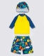 Quần áo trẻ em M & S Martha của Anh mua hàng thật cho bé trai 2018 mới chia đồ bơi nhanh khô + mũ bơi quần lót trẻ em