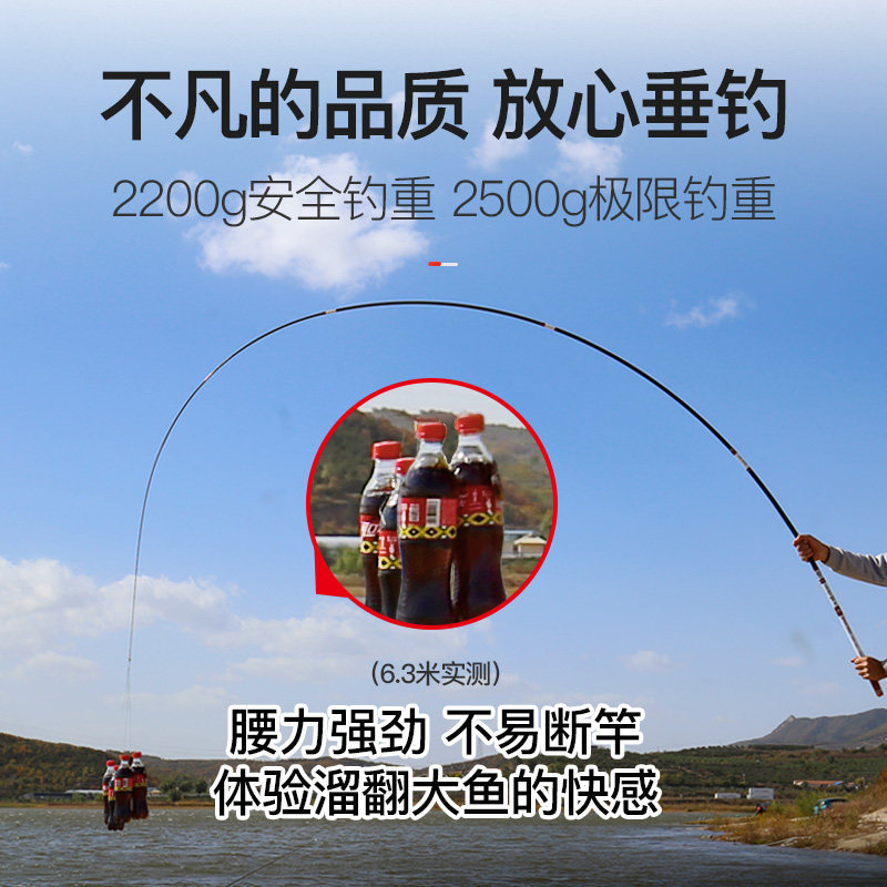 汉鼎鱼竿手竿超轻超硬钓竿28调鲫鱼竿鲤鱼竿王鱼杆台竿