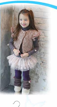 Gilet fille BOATMOUSE en mélange - Ref 2070717 Image 28