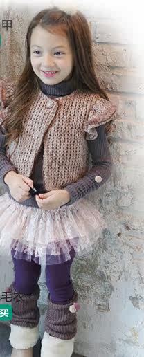 Gilet fille BOATMOUSE en mélange - Ref 2070717 Image 15