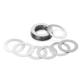 Ультратонкая металлическая прокладка из нержавеющей стали, круглая шайба, подшипник