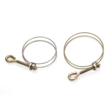 Двойной зажим из стальной проволоки с ручкой, утолщенный и утолщенный, удобный для сельскохозяйственного водяного шланга, пожарного пояса, зажима для крепежного кольца.