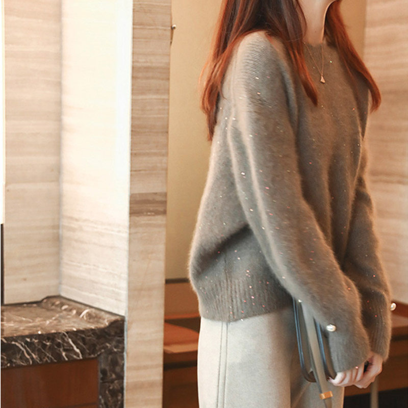 Small sub-European stock sweater women 2022 Deflate Design Sensation Small Crowdblouse Cashmere Sweatshirt Autumn Winter Raccoon