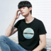 Playboy Mùa Hè Ngắn Tay Áo T-Shirt Nam Thời Trang Cá Tính In Ấn Youth Tops Thoải Mái Giản Dị Nửa Tay Áo của Nam Giới Thủy Triều Áo phông ngắn