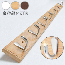 Hanger Wall Wall clothes adhesive hook clothes clothes hats hook wall hook bedroom wall solid wood entrance entrance clothes hook