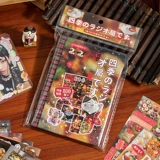 Наклейка на четыре сезона, ретро журнал, комиксы, книга с наклейками, японские и корейские, планировщик