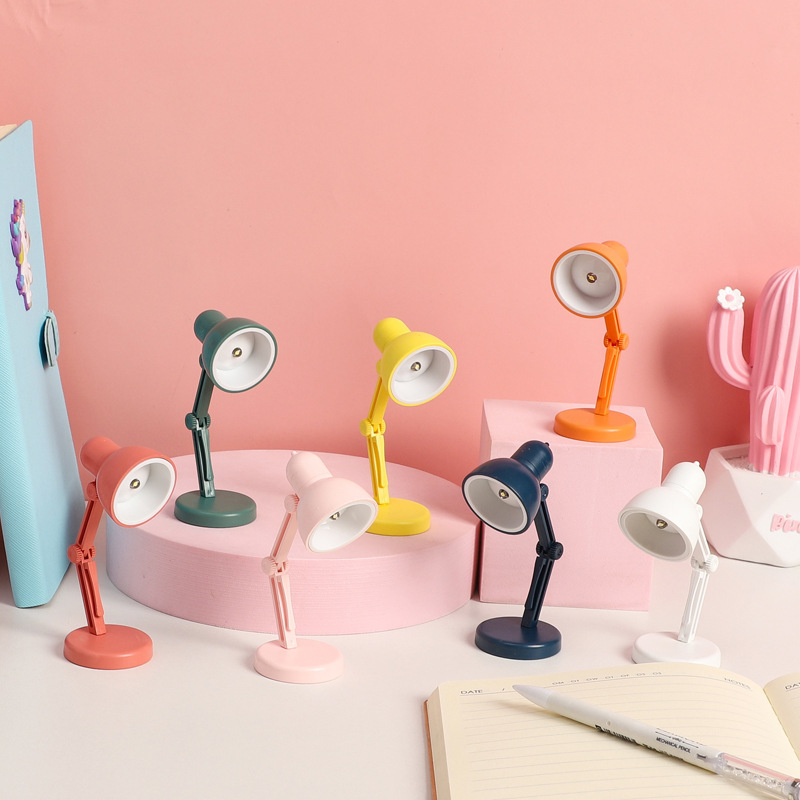 Creative led mini small table lamp ins wind girl simple bedside night lamp dormitory learning reading lamp desktop decoration