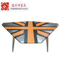 Personality large Class table aviation aluminum rivet computer desk LOFT post-modern industrial style pure handmade creative desk