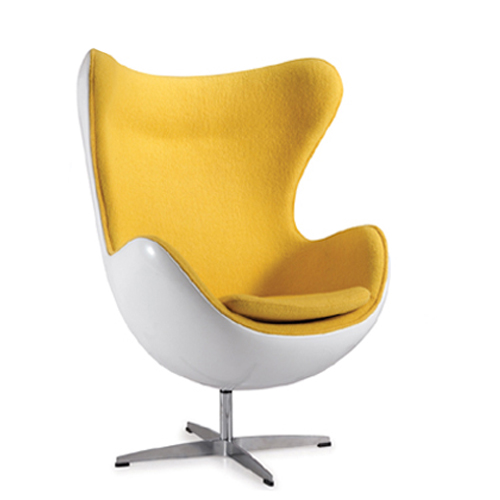 Classic Danish Nordic Designer Art Personality Chicken Egg Shell Modern Creative Casual Fashion Single Sloth Person Single Swivel Chair