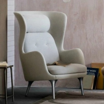 Light Extravagant Designer Large Hat Sofa Nordic Glass Fiber Casual Single Deck Chair With High Back-Like Board Room Living-room Furniture