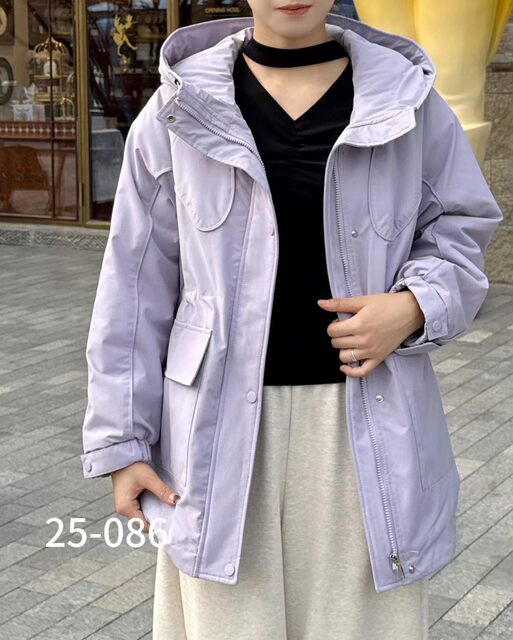 Ying Ming Qi Official Store Genuine Product Model 086, Plus-Size, Fashionable, Casual, Loose-Fitting, Slimming, Colorful Parka Jacket