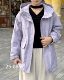 Ying Ming Qi Official Store Genuine Product Model 086, Plus-Size, Fashionable, Casual, Loose-Fitting, Slimming, Colorful Parka Jacket
