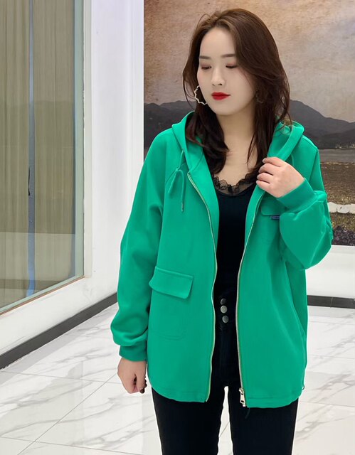 Ying Ming Qi's Exclusive Store Offers 12 Styles of Plus-Size, Fashionable, Casual, Loose-Fitting, Slimming, and Stretchy Jackets