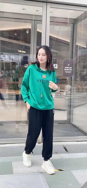 Ying Mingqi Official Store Genuine Product 118 Models Oversized and Plus-Size Fashionable Casual Loose-Fitting Hooded Sweatshirt That Hides the Figure and Makes You Look Slimmer