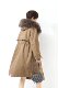 Duozi Brand Genuine New Model 051, Plus-Size, Fashionable, Casual, Loose-Fitting, Fleece-Lined Parka with Real Fur Collar