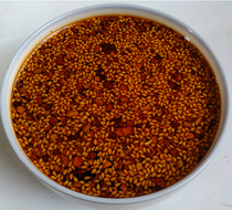 Shaanxi oil-splashed chili Hanzhong Pepper oil Red oil chili Xian Oil-splashed chili pepper salad seasoning Medium spicy 360g