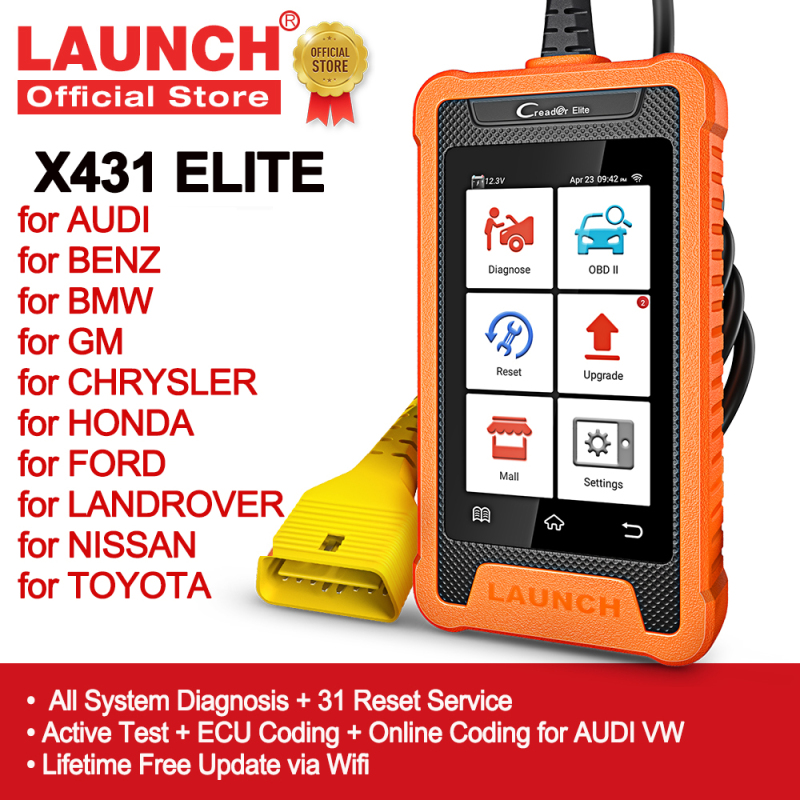 Launch X431Elite Audi Benz Bmw Gm Car Fault Diagnosis Instrument Foreign Trade Version