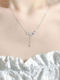 999 sterling silver spike peace necklace women's light luxury niche exquisite clavicle chain pendant birthday gift for girlfriend